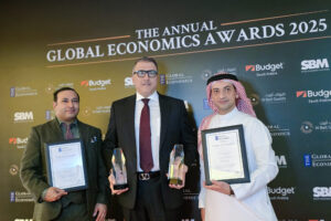 مدينة المعرفة الاقتصادية تفوز بجائزتين ضمن جوائز Global Economics 2025: “التصميم الأيقوني الأكثر ابتكارًا لبوابة المدينة” و”أفضل مطوّر عقاري في تطوير الوجهات الحضرية المتكاملة”